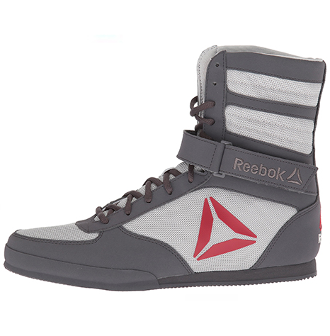 Reebok Boxing Shoes Grey & Red - BOXING AT THE DEPOT