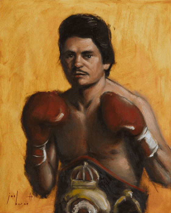 roberto-duran-portrait-painting-by-joel-barnett-art-gallery