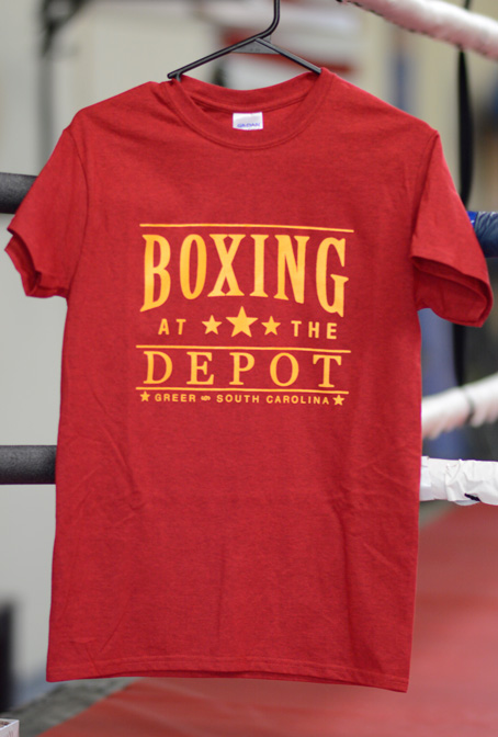 Boxing at the Depot T-Shirt Antique Cherry Red