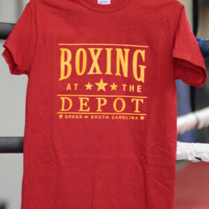 Boxing at the Depot T-Shirt Antique Cherry Red