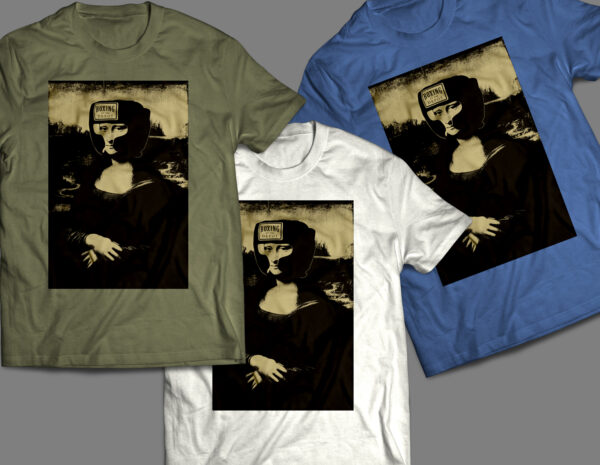 Mona Lisa Boxing Shirt - Image 3