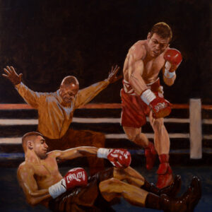 Canelo vs Khan Painting Original